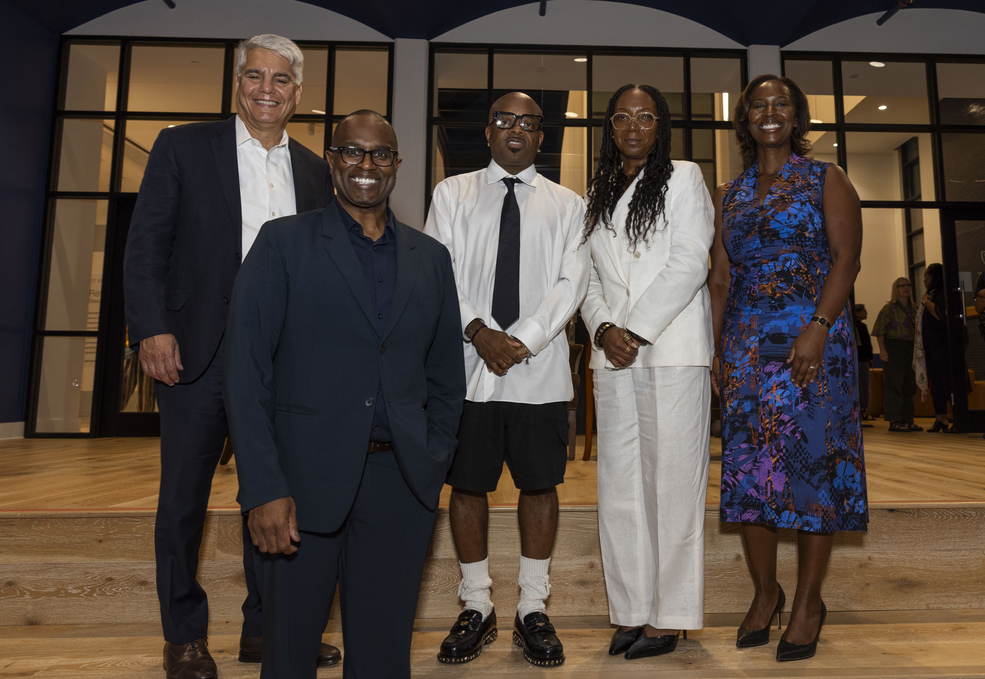 Keynote speakers with Emory leadership