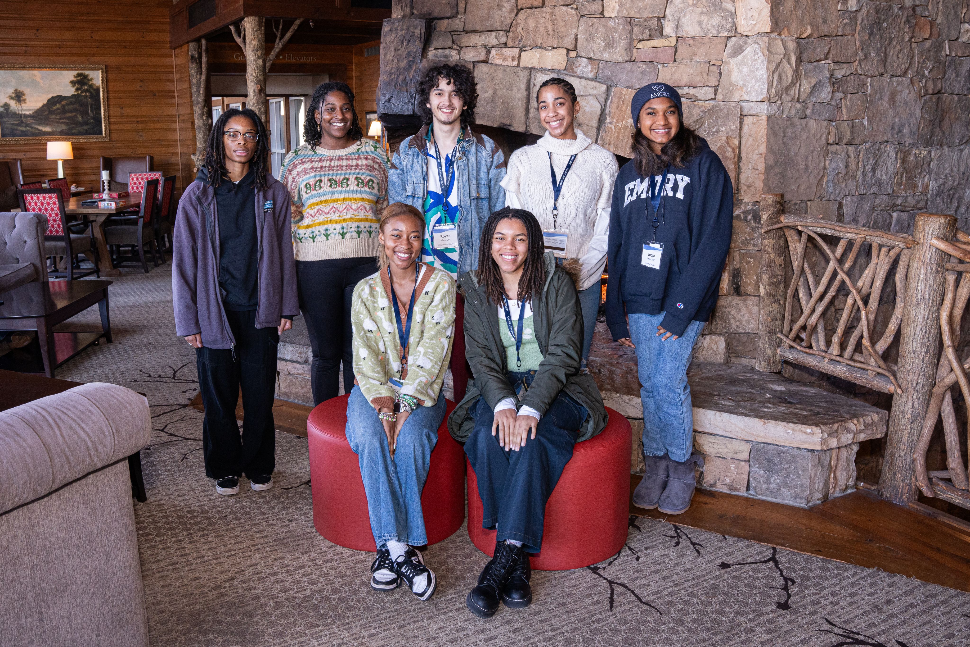 Seven MLK Scholars group picture