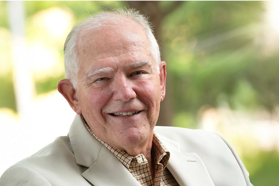 Head shot of man smiling