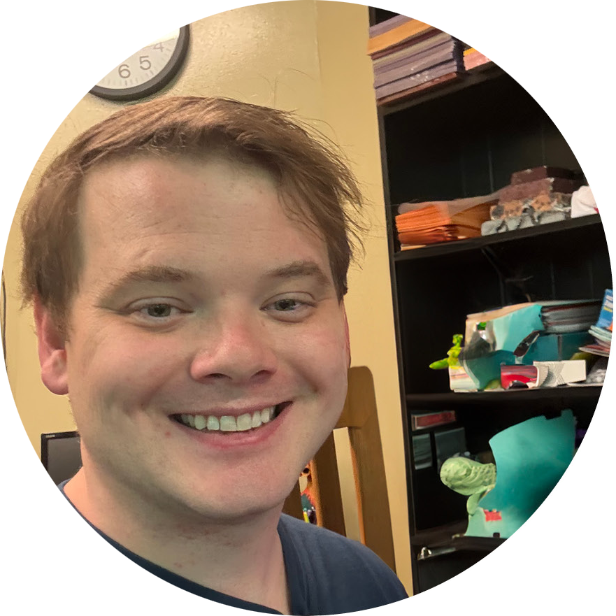 Photo of smiling man in nursing uniform