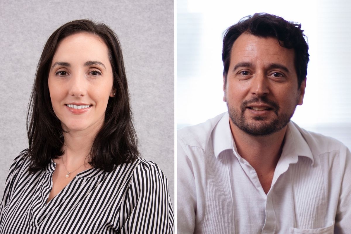 Natalie Dean, first author of the study, and Gonzalo Vazquez-Prokopec, senior author