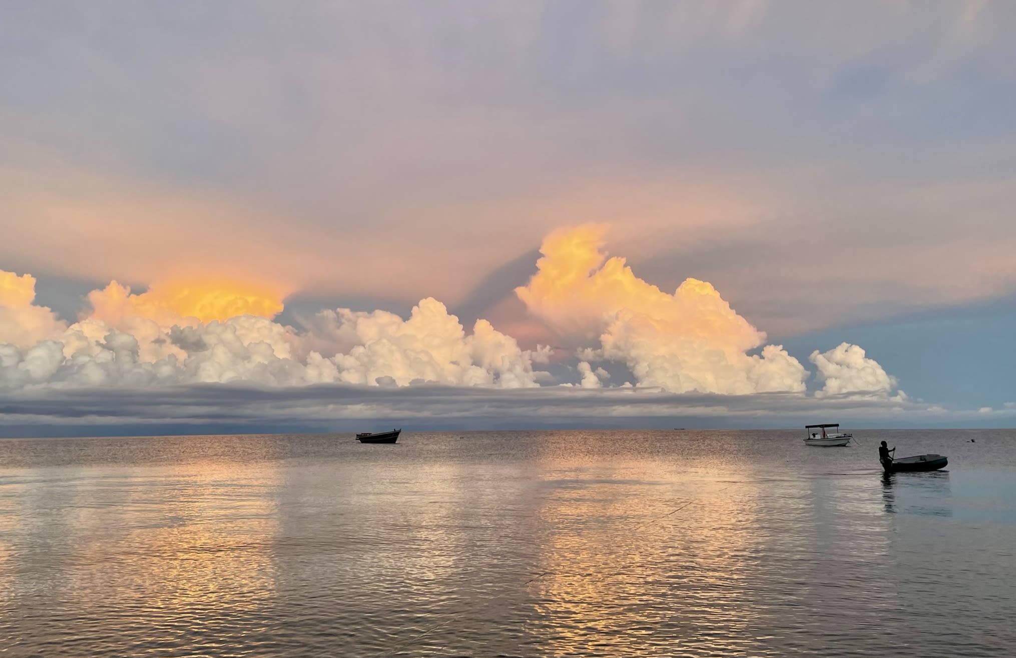 Sunrise at Lake Tanganyika.