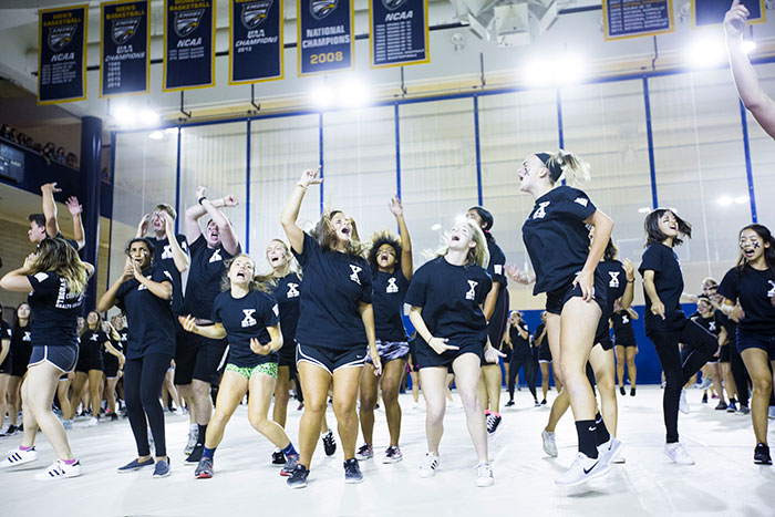 The Complex cheers after winning Songfest 2017.