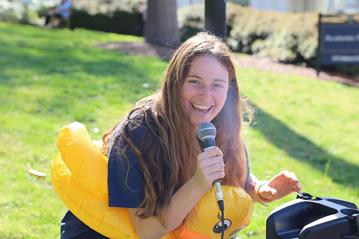 Inflatable ducks were on hand at the very last DUC Day.