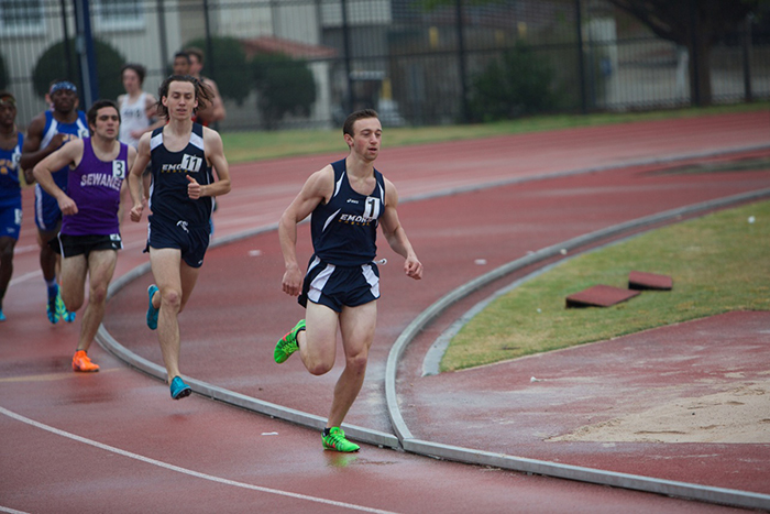Max Brown, who was Emory¿s first-ever All-American in the mile at last year¿s Indoor Championships.