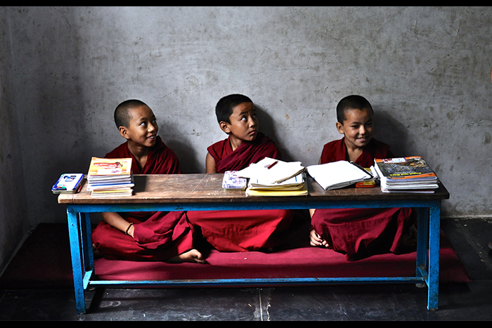 Honorable mention: "Tiny Buddhas," South India. Photo by Christina La Gamma.