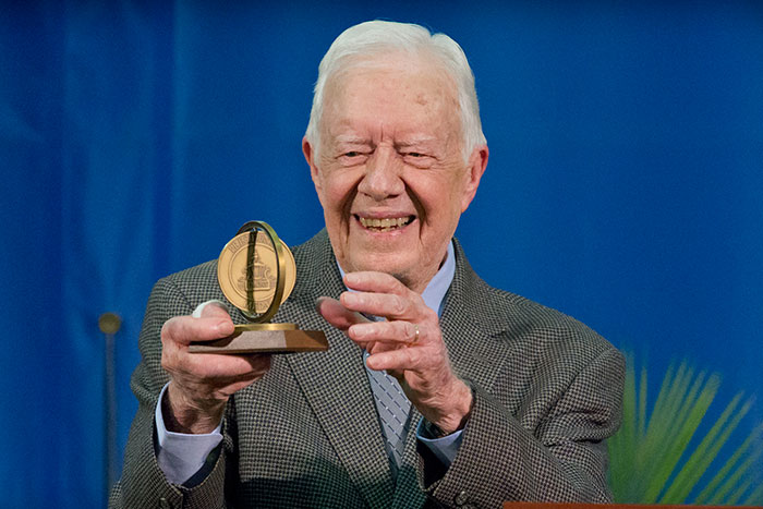 Jimmy Carter receives president's medal
