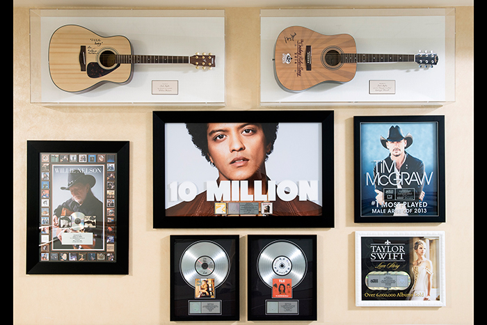 Visitors to the exhibit will recognize many of their favorite music stars among the memorabilia in the Music is Medicine Collection.
