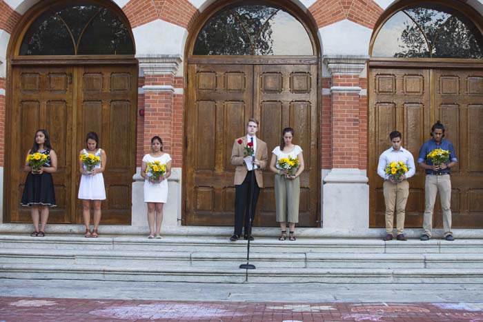 Members of Oxford's Student Activities Committee reflected on time spent in service with Kabir and Hossain. Both had chaired the group's programming subcommittee.