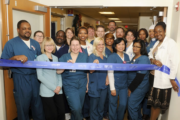 A ribbon cutting, dedication and blessing were held on Thursday, December 12, for the newly expanded Emergency Department.