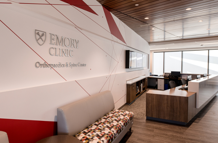 Inside the Emory Orthopaedics & Spine Center at Flowery Branch