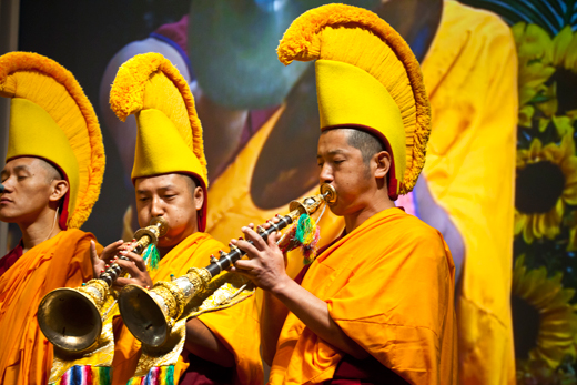 Performance during Dalai Lama visit