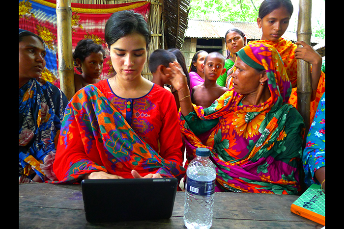 Our Field Experience, first place: Gabriela Artasanchez Garcia, who worked in Bangladesh with CARE Pathways on a participatory tool called PCMA (Pre-crisis Market Analysis)
