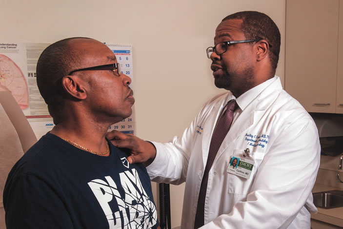 Faced with an aggressive prostate cancer, Gerald Alexander embarked on a decisive and effective treatment plan with Emory medical oncologist Bradley Carthon.