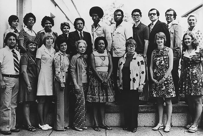 The first Masters of Community Health (MCH) class in 1975. 