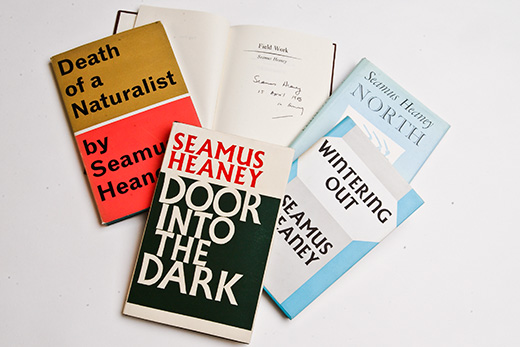 books by Seamus Heaney that are archived at rose library