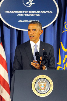 President Obama at CDC