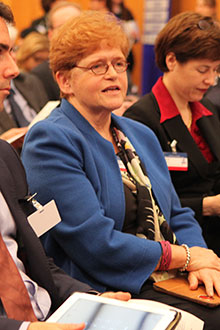 Deborah Lipstadt at anti-semitism conference