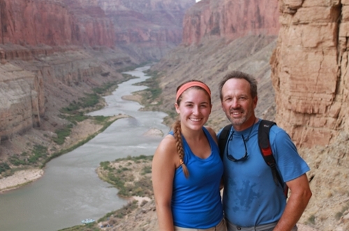 Just six weeks after his heart attack, Dr. John Muse and his 18-year-old daughter, Elizabeth, took a trip to the Grand Canyon where they hiked and rafted. 