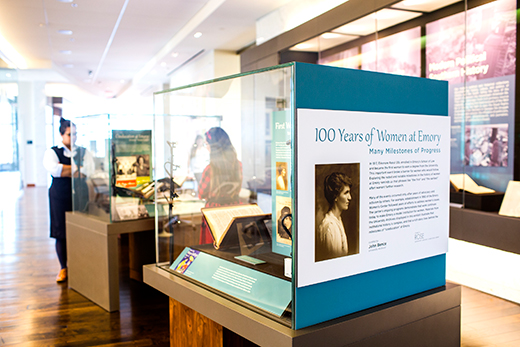 rose library 100 years of women exhibit