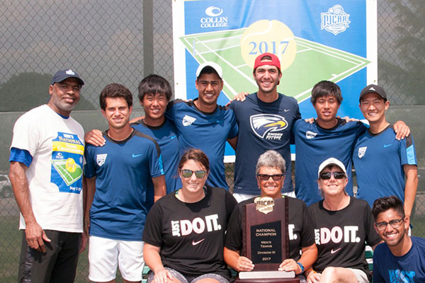 The Oxford's men's tennis team won the NJCAA Division III tournament for the third year in a row. 