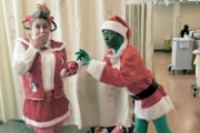 Winship patient gives gifts, dresses up in costume to spread holiday cheer 