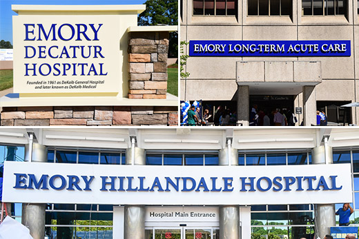 New hospital signs