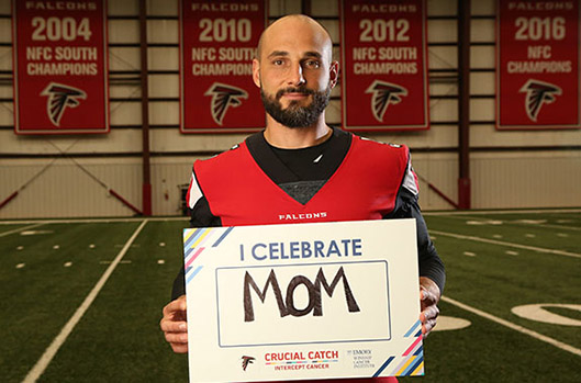 Winship Cancer Institute teams up with the Atlanta Falcons