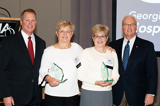 Emory employees and twin sisters win statewide Hospital Hero Award