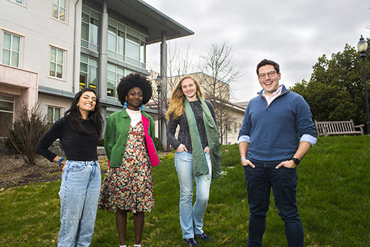 Four seniors were selected to receive the Bobby Jones scholarship.