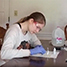Students do lab work in their homes as part of remote learning