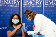 Emory Healthcare administers first COVID-19 vaccinations to its frontline health care workers