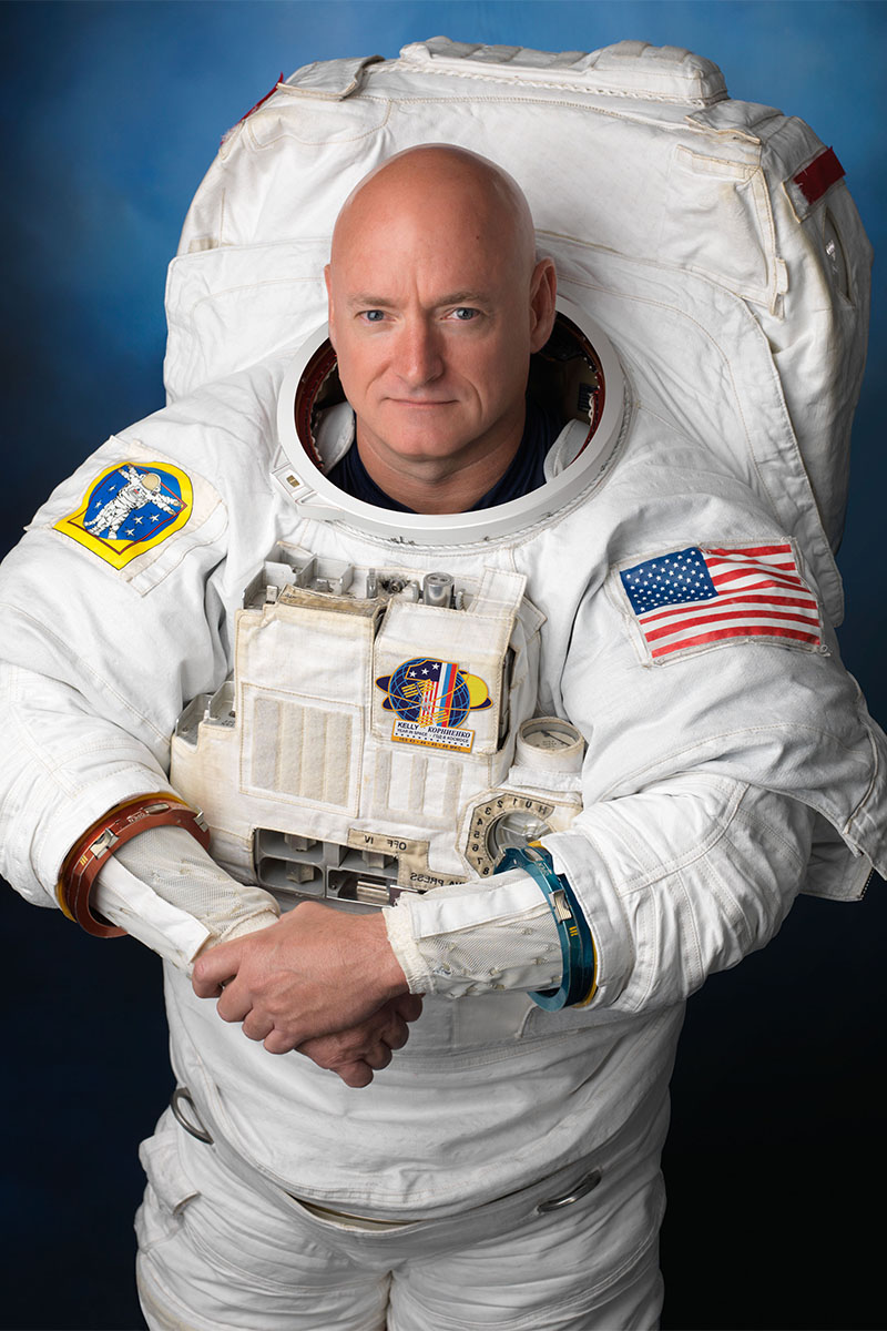 Former NASA astronaut and retired U.S. Navy Capt. Scott Kelly 