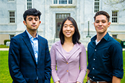 Three Emory College juniors named 2022 Goldwater Scholars