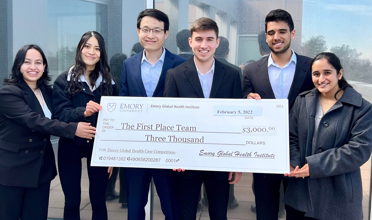 Students take on public health challenges in Emory Global Health Case Competition