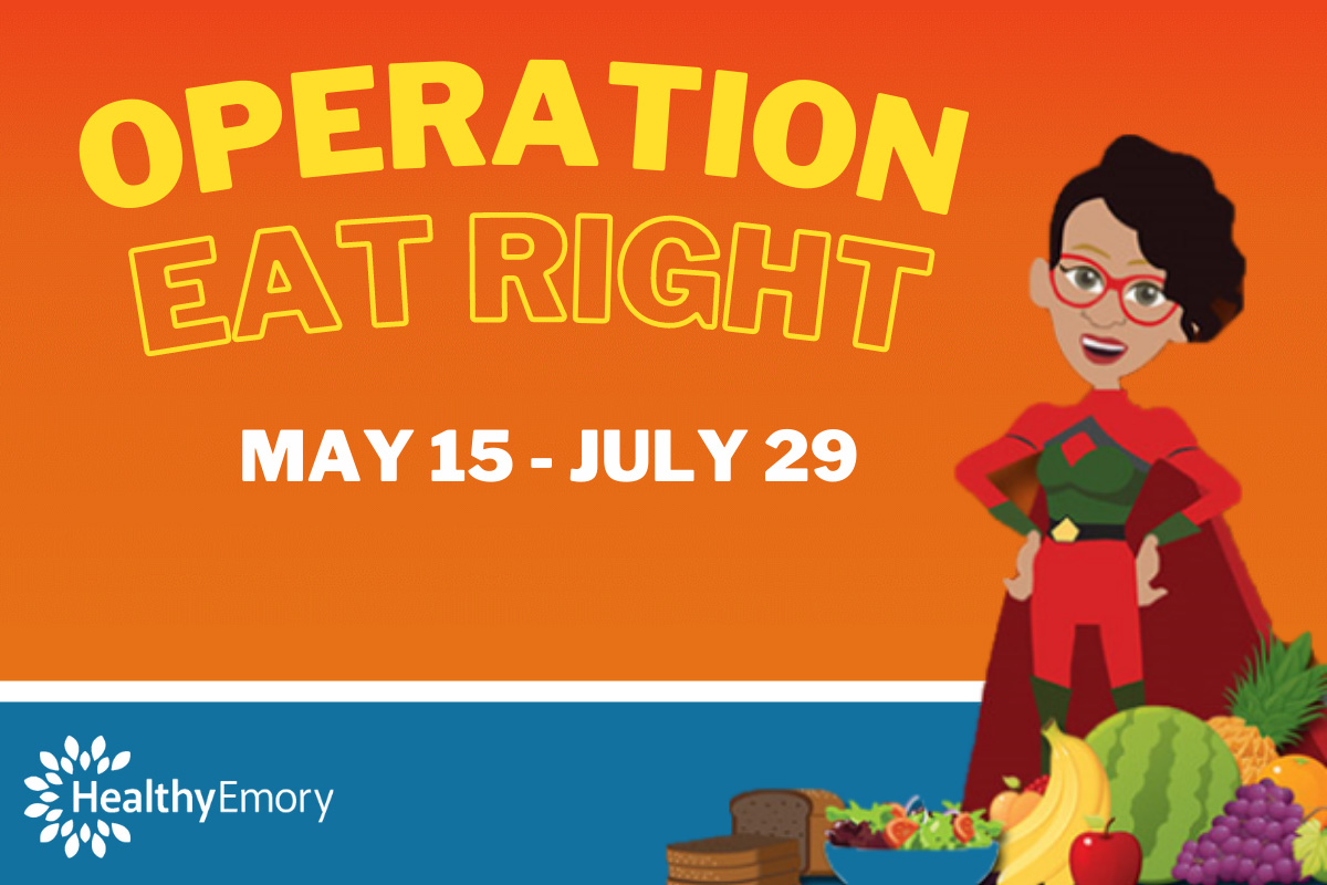 Operation Eat Right image with super dietitian
