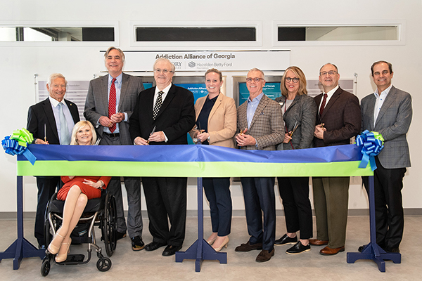 Treatment Center ribbon cutting