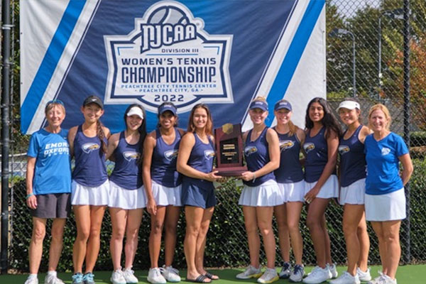 The Oxford Women's Tennis Team are National Champions