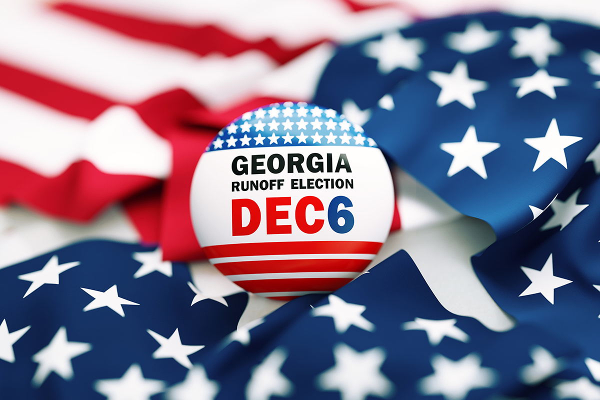 Georgia voting button 