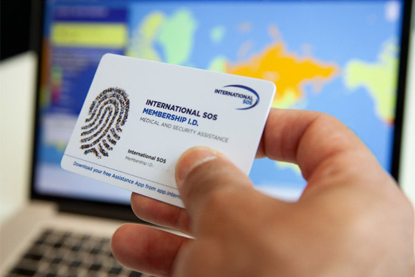 international sos ID card