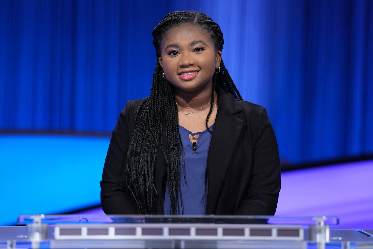Emory student Maya Wright on Jeopardy