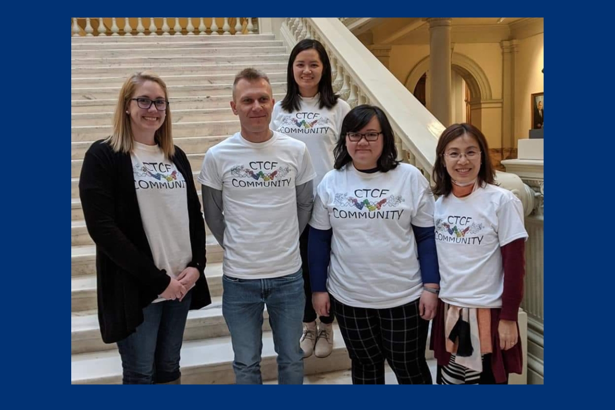 Members of the CTCF community at the Georgia State Capitol in 2020.