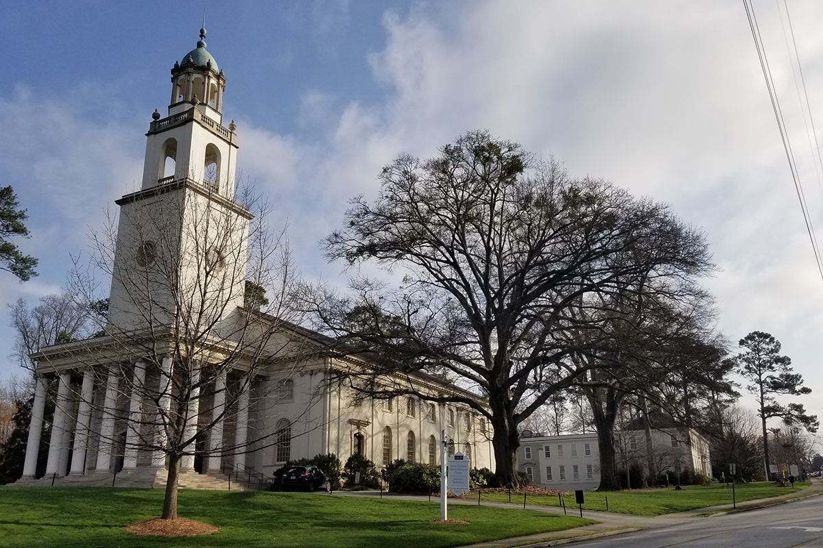 sanctuary and trees