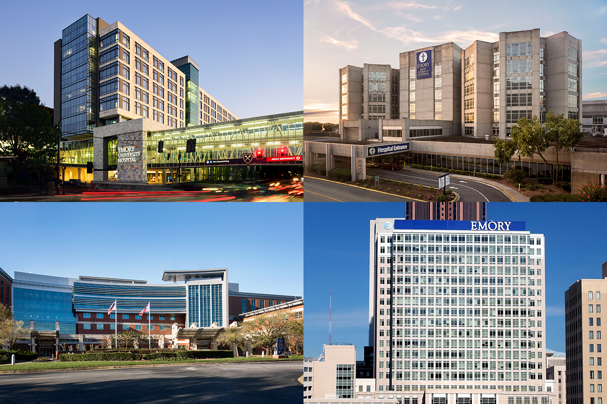 Four Emory Healthcare hospitals