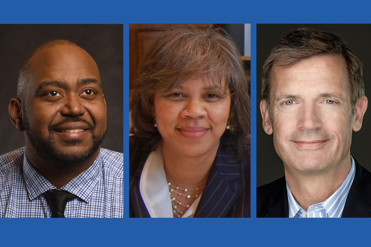 Panelists (L-R) Antonio Graham, Veda Johnson and John Constantino