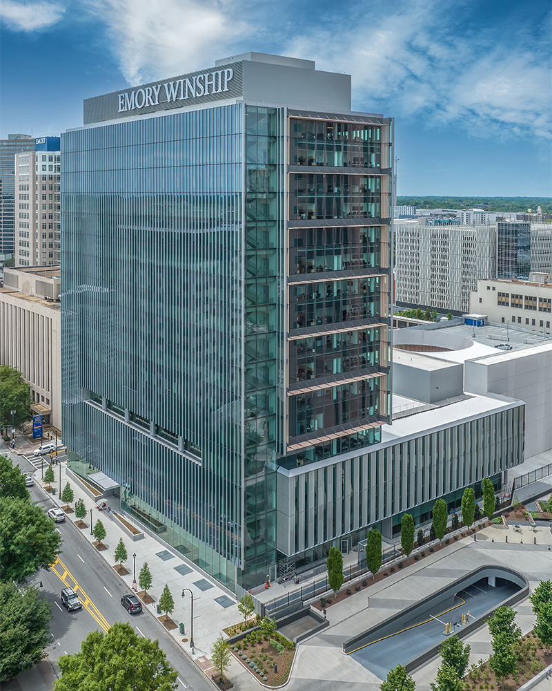 Photo of new Emory Winship Cancer Institute, Midtown facility
