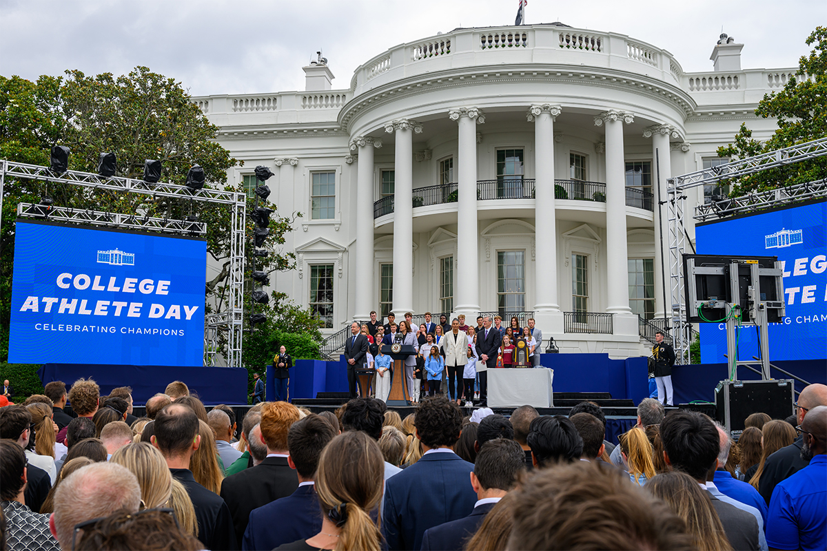 White House on college athlete day