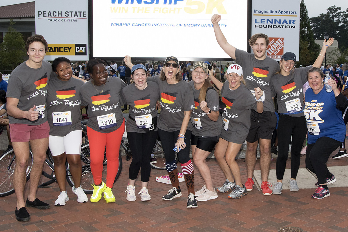 Guten Tag Y'all Winship 5K team members