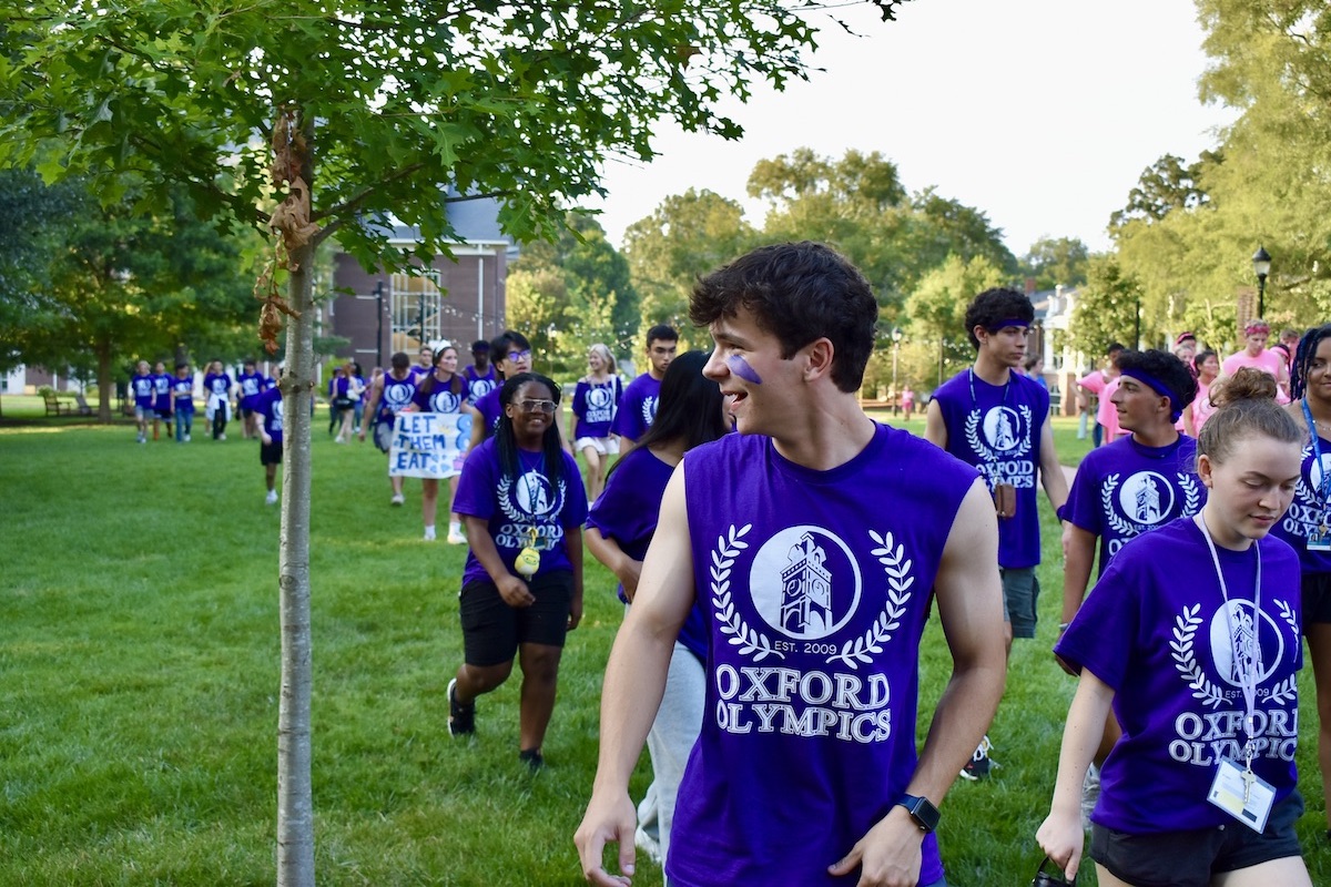 students participating in the oxford olympics