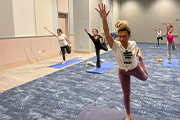 Trap yoga kicks off National Diabetes Awareness Month activities